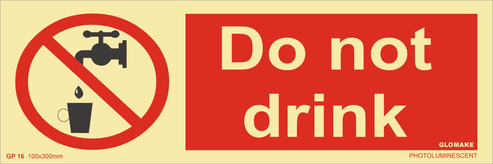 DO NOT DRINK (GP-16)
